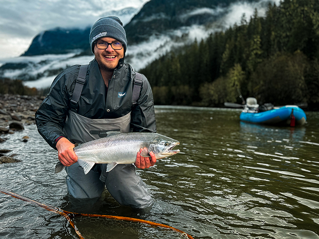 Fall salmon fishing