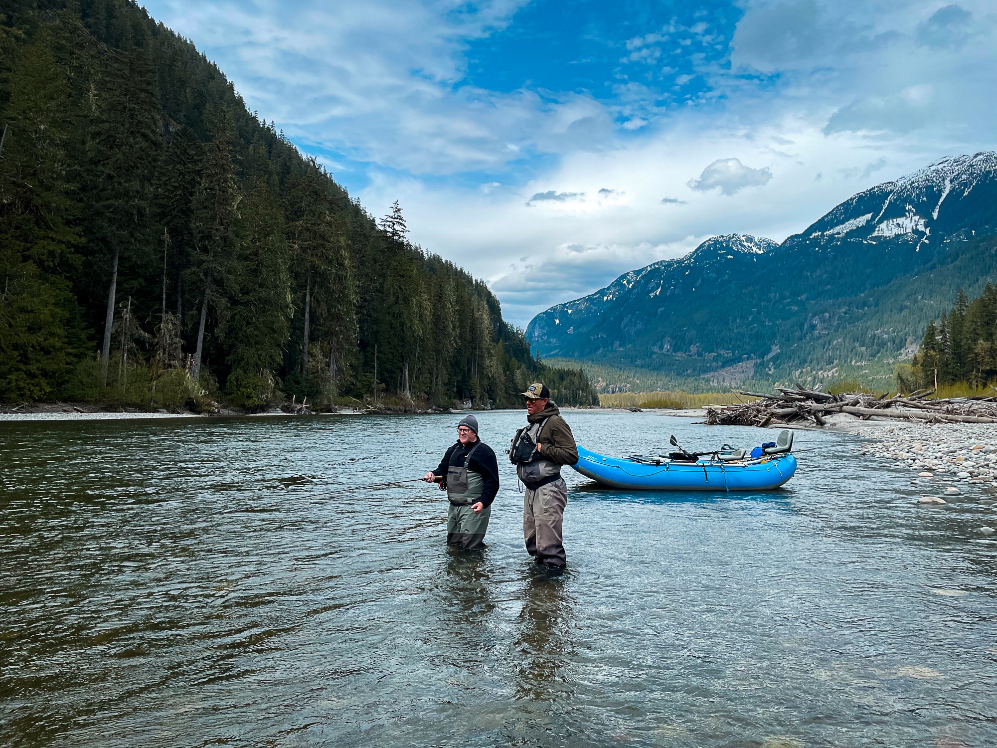 Spring fly fishing in BC