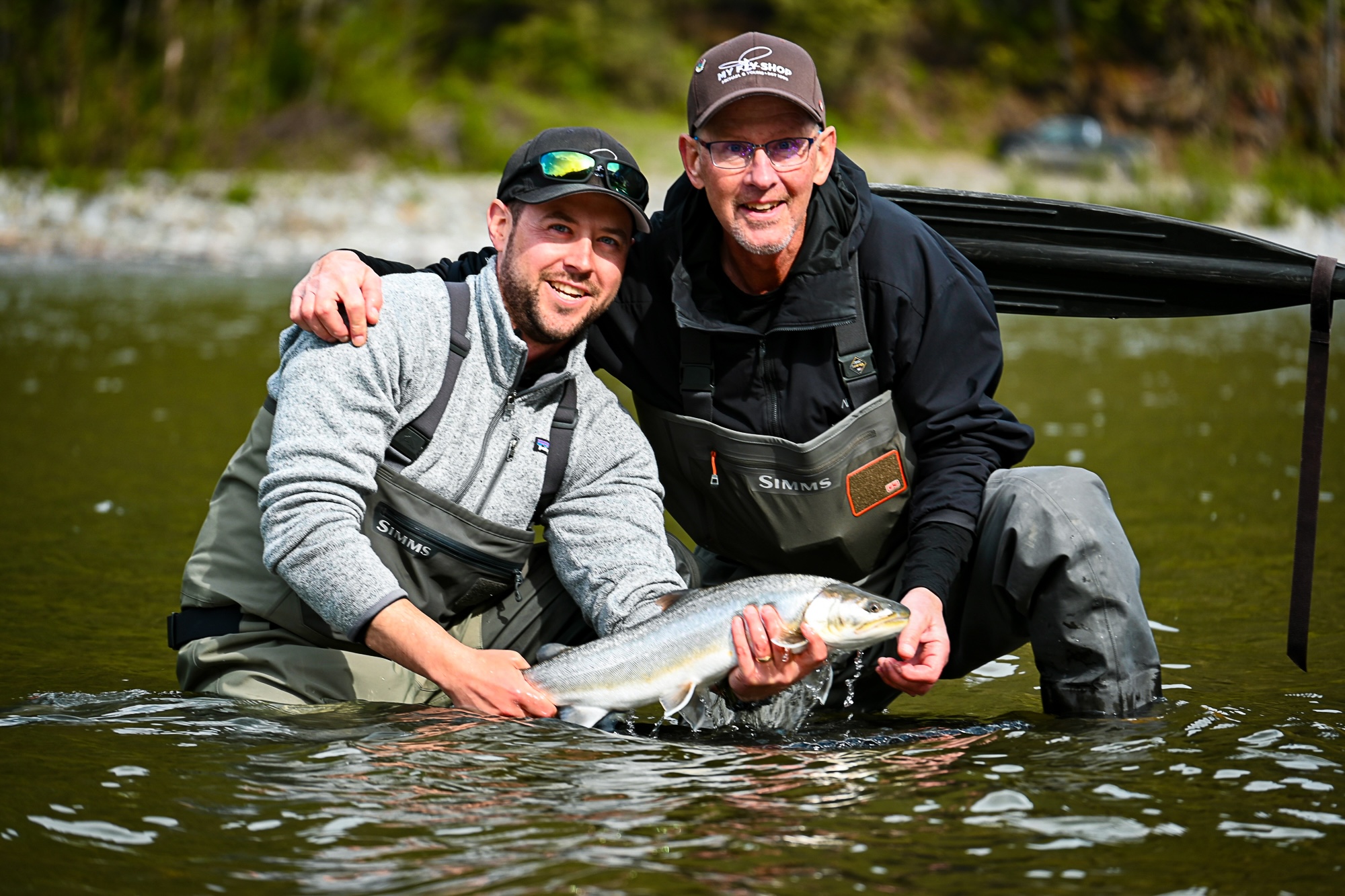 Spring fly fishing in Squamish