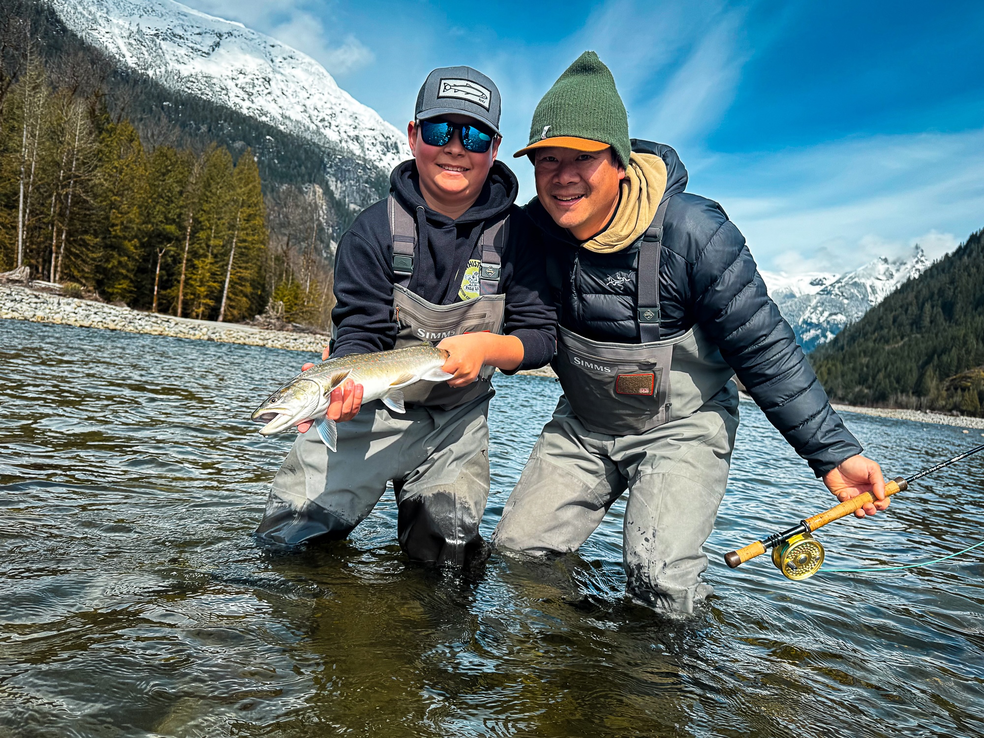 Spring fly fishing in Squamish