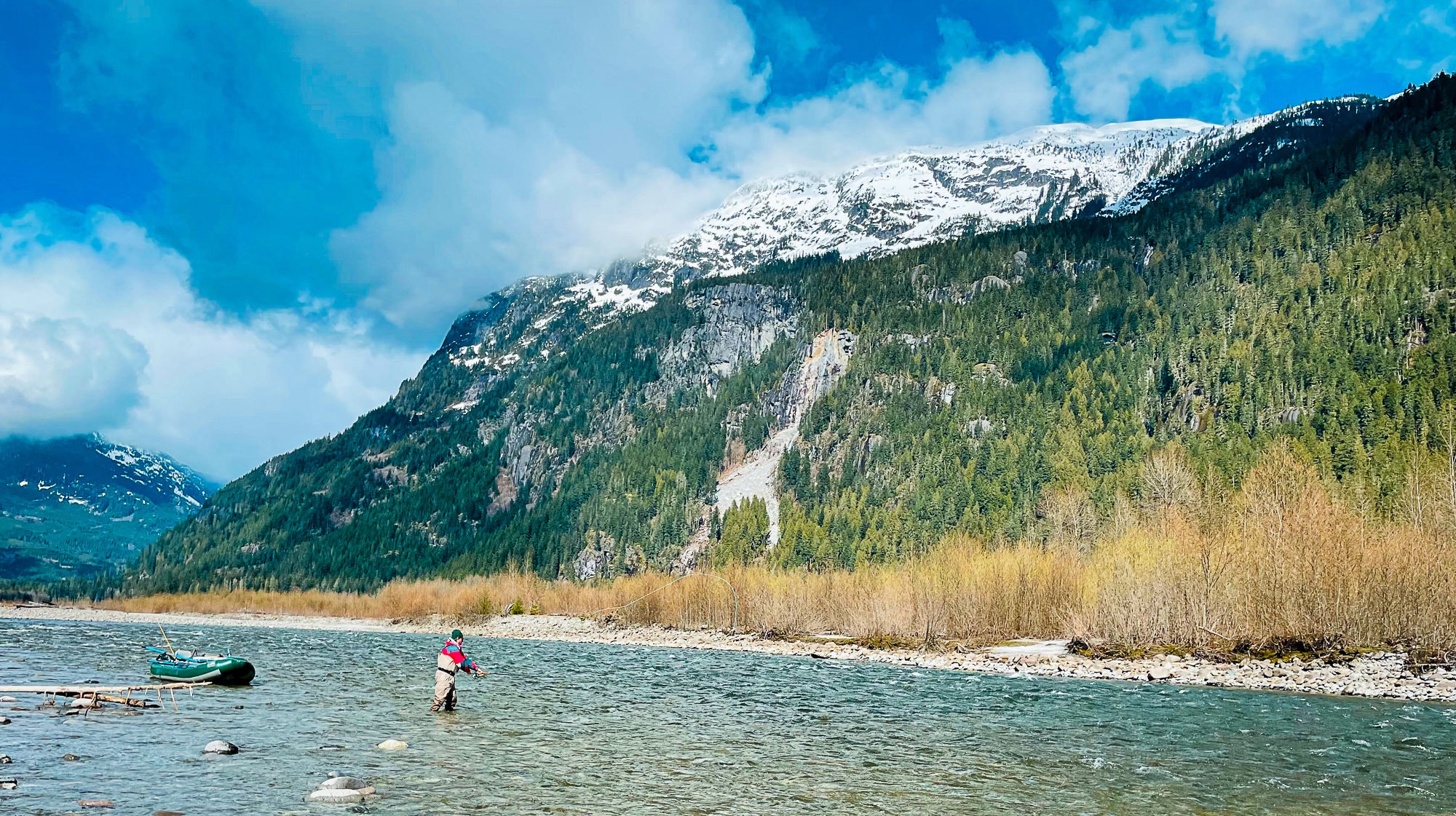 Spring fly fishing in Squamish