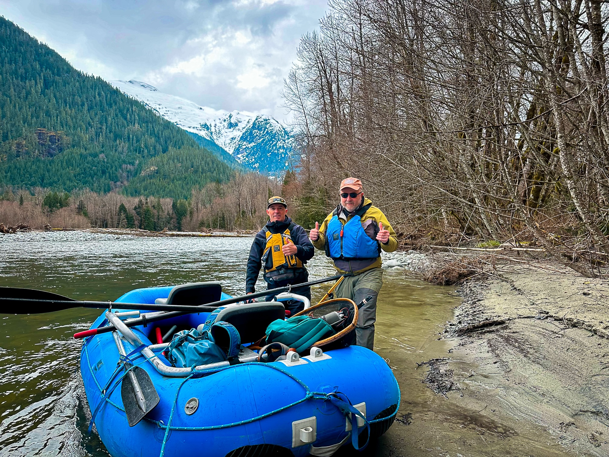 Spring fly fishing in Squamish