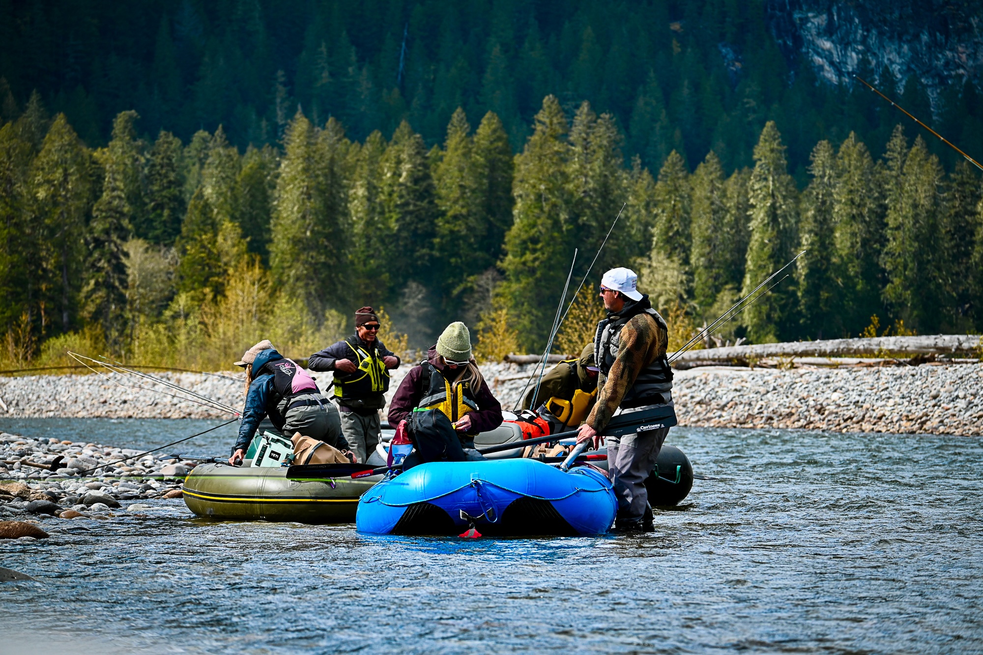 Spring fly fishing in Squamish