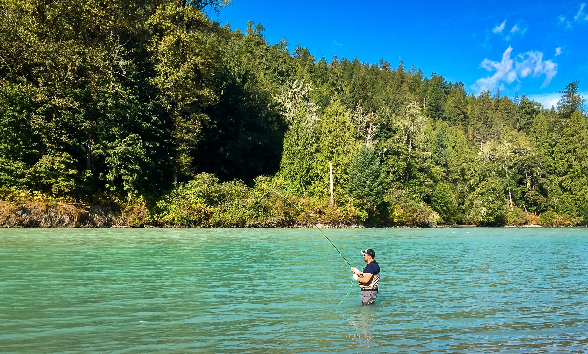 Fly fishing near Vancouver