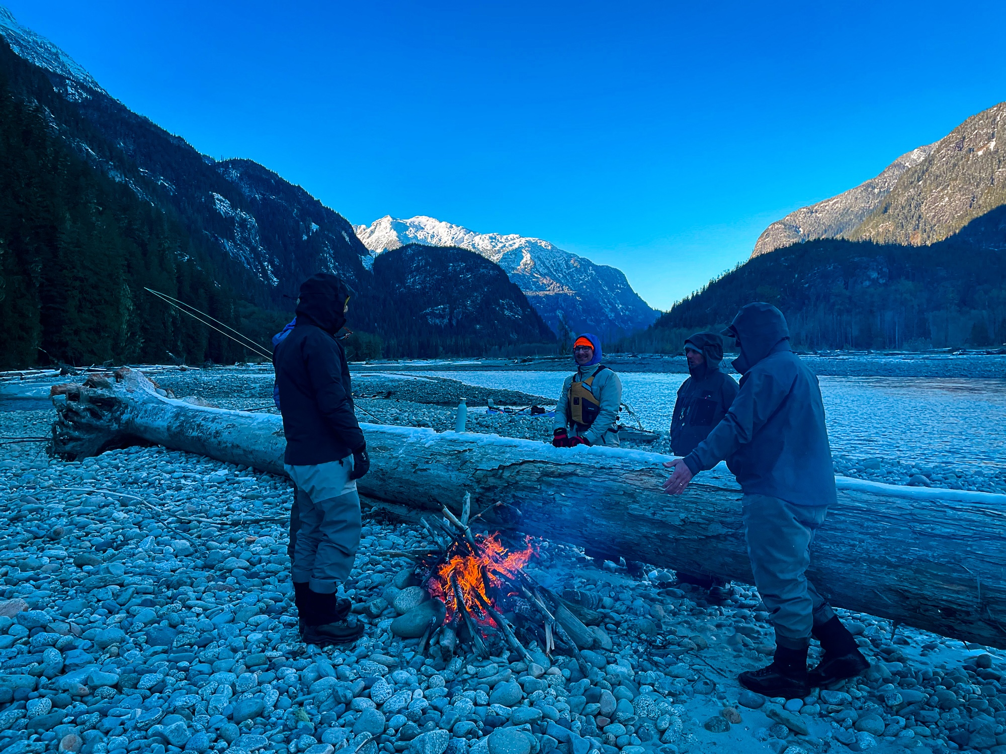 Winter fly fishing in BC