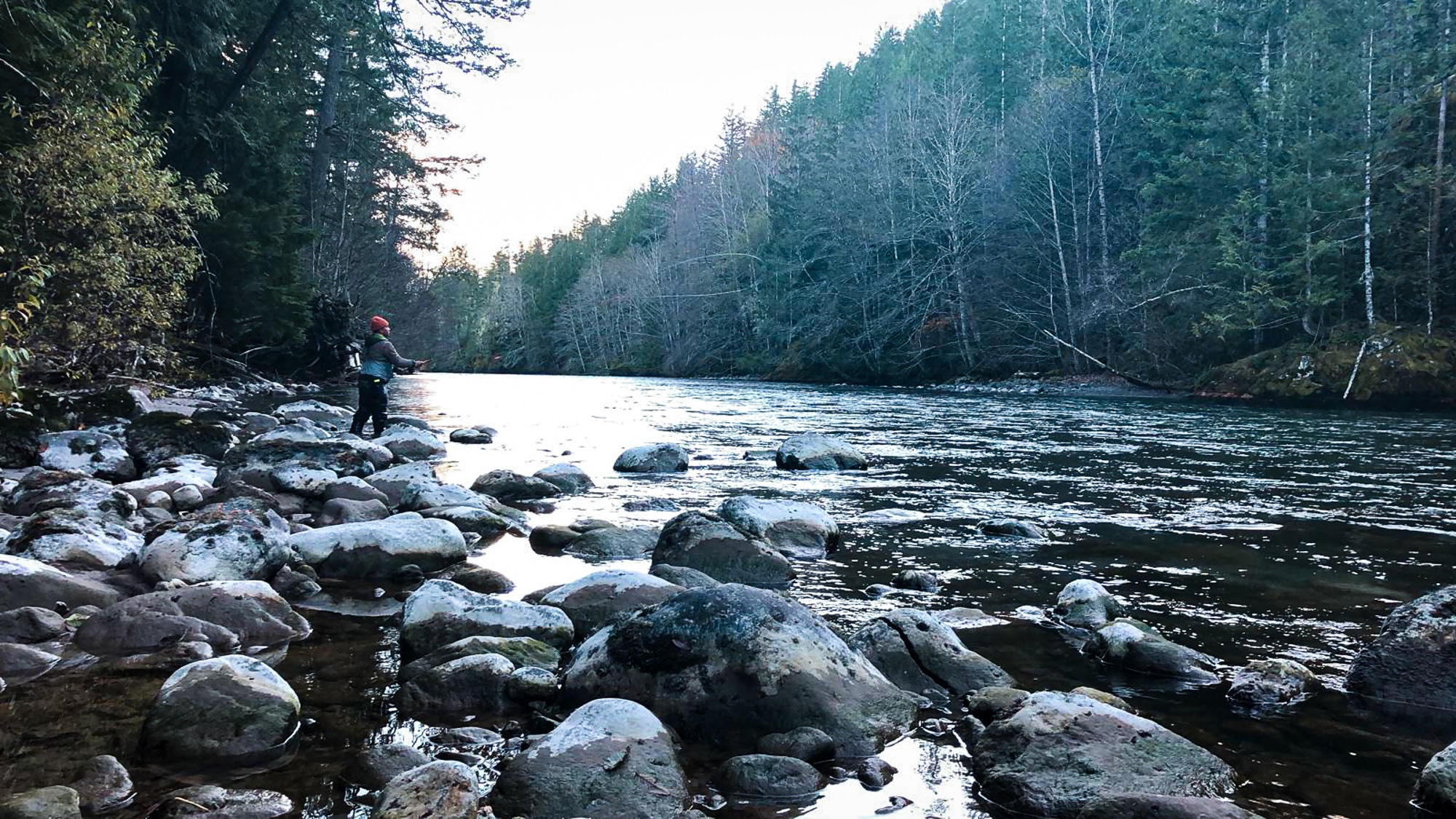 Winter fly fishing in Vancouver