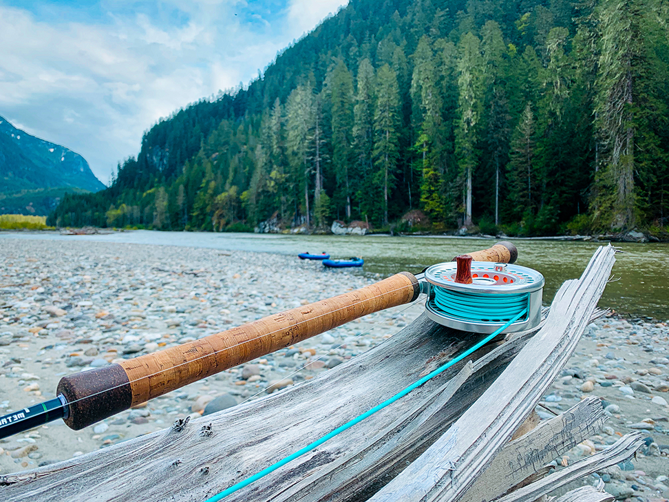 Fishing on the river