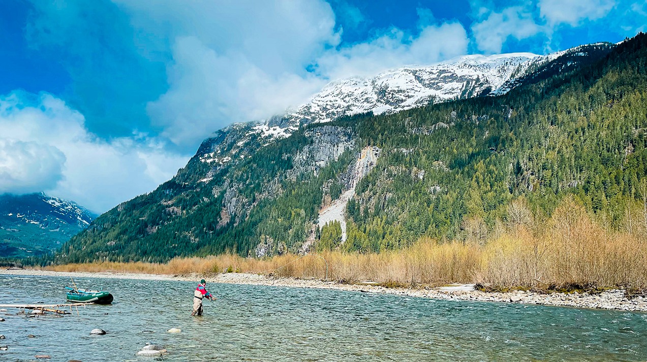 Spring fly fishing in BC