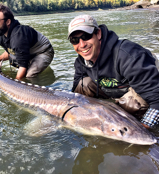 Fraser River sturgeon fishing