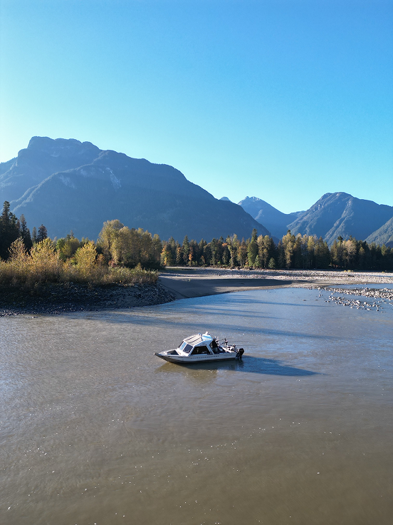 Fraser River sturgeon fishing