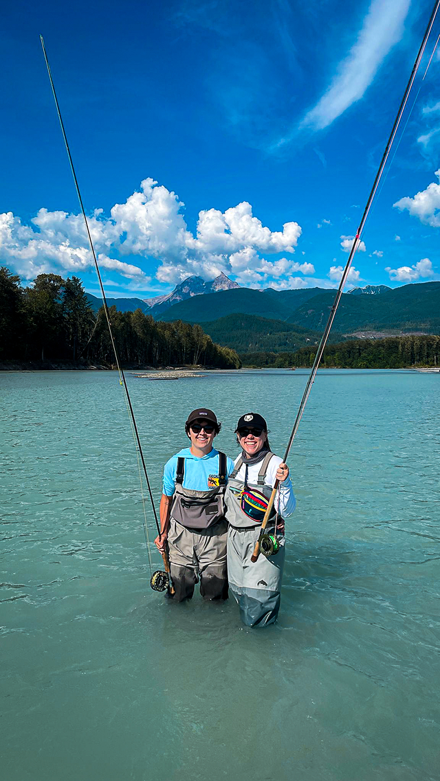 Walk and wade fishing