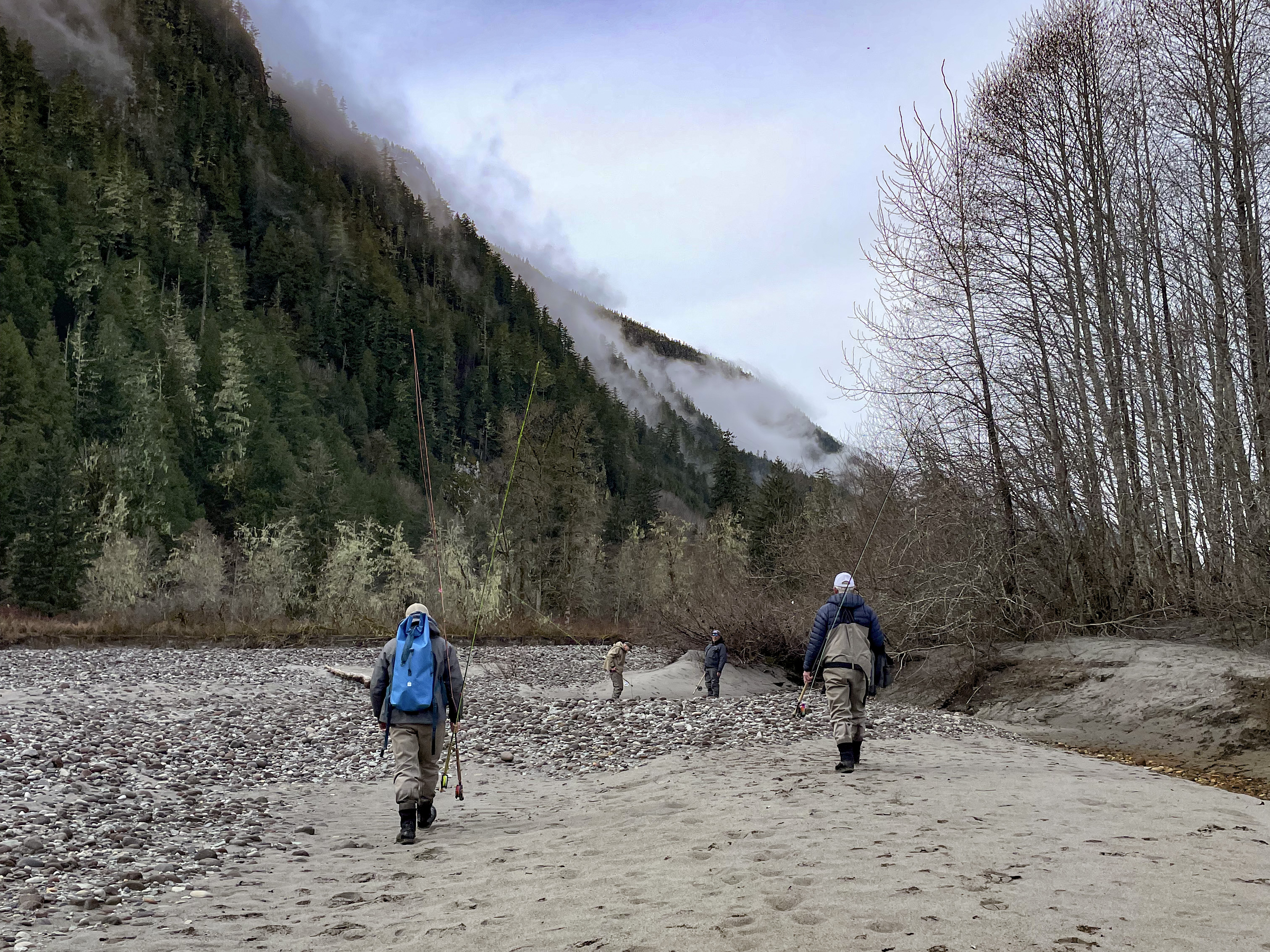 Walk and wade fly fishing trip