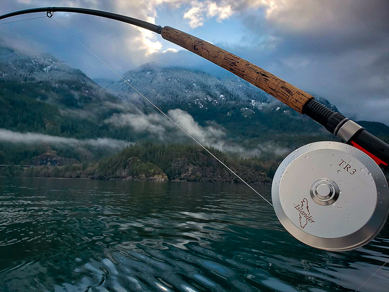 Light tackle salmon fishing