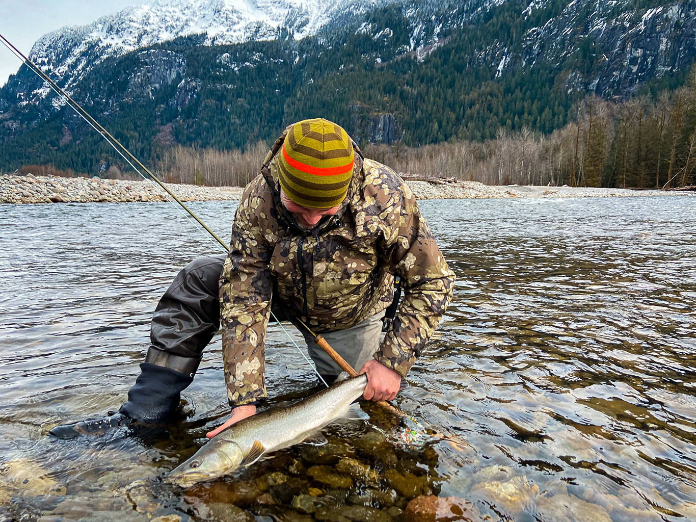 Winter fly fishing trip